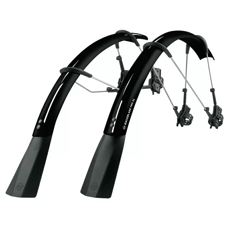 Conjunto de guarda-lamas Raceblade Pro XL preto 28'' comprimento máximo do pneu 25mm - image