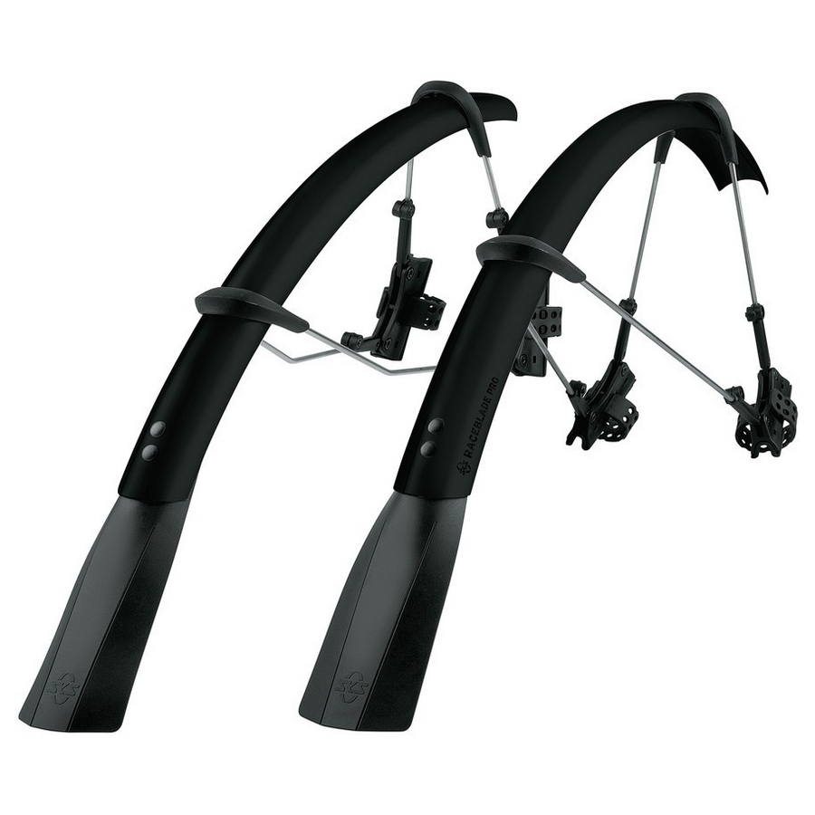 Kit para-lamas dianteiro e traseiro Raceblade Pro preto fosco 28