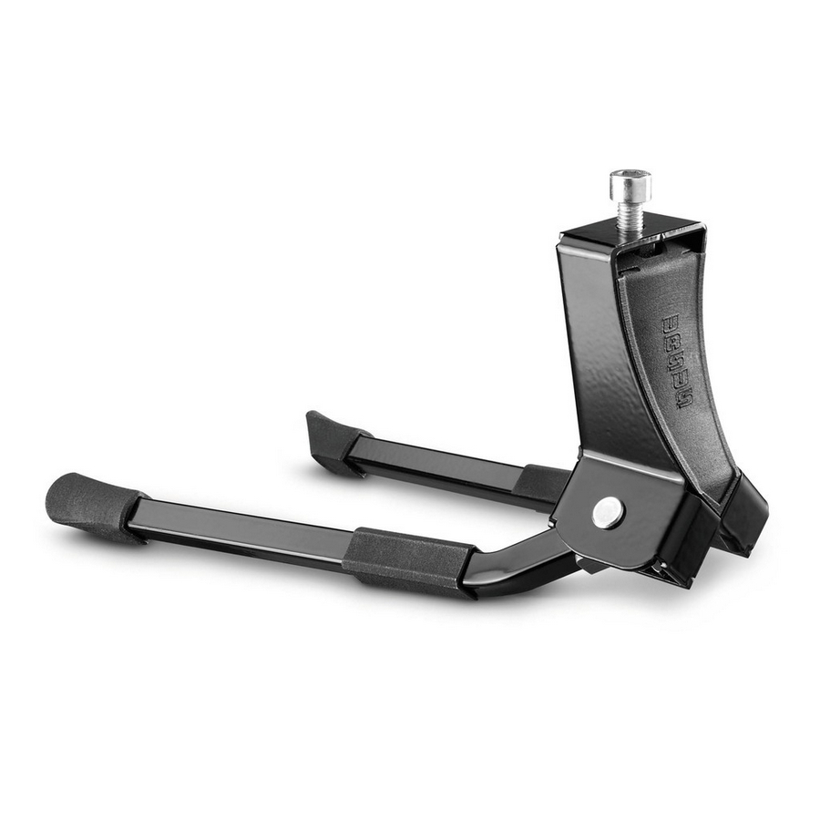 Double kickstand 26'' Hopper black 275mm with plate & screw