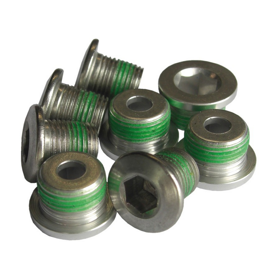 Kit de tornillos para platos y bielas dobles XX de 2010 y X0, X9, X7 de 2011