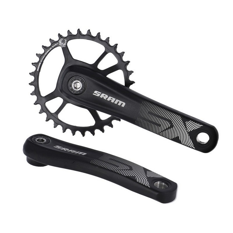 取寄) やさ スラム SX イーグル ダブ クランクセット SRAM SX Eagle DUB Crankset Black