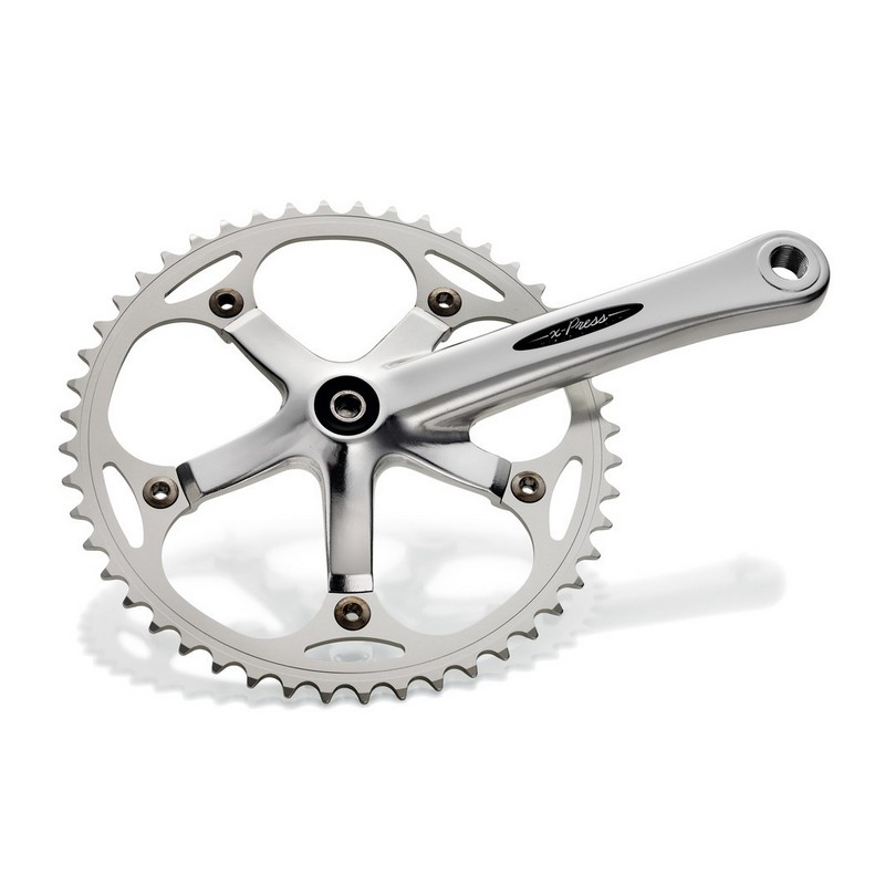 Pista Xpress 170 mm 48 Zähne Silber-Kurbelgarnitur