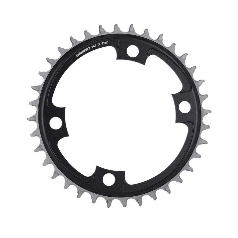Rennrad Kettenblatt 12V X-Sync 36Z Bolzenring 107mm