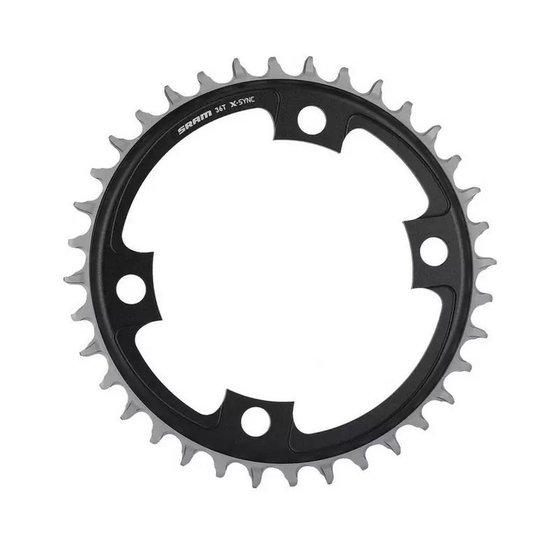 Rennrad Kettenblatt 12V X-Sync 36Z Bolzenring 107mm - image
