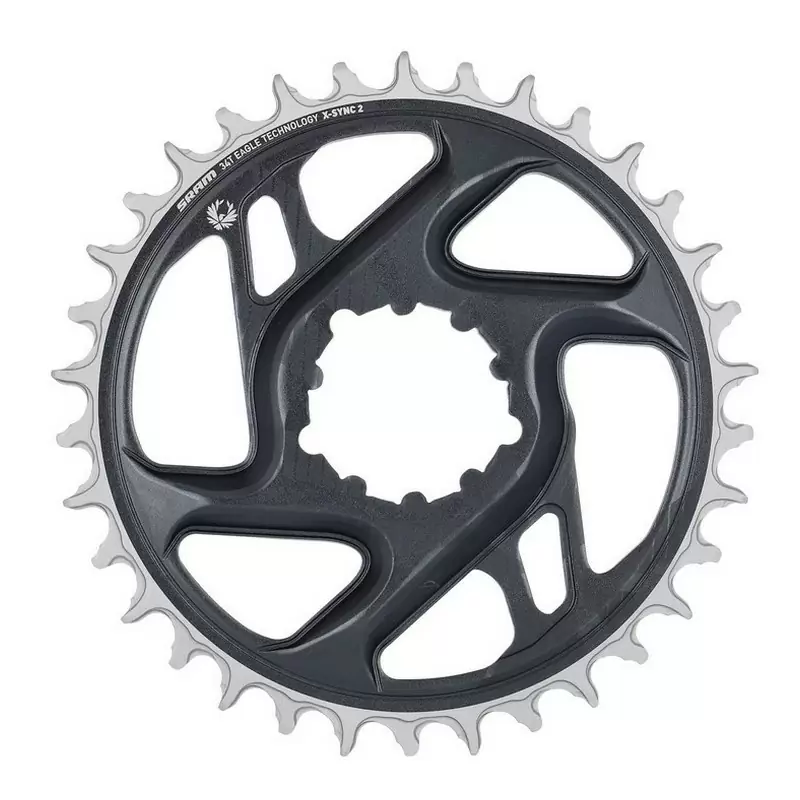 Plateau GX Eagle Direct Mount X-sync 12v Lunar Grey Off Set 6mm 34T - image