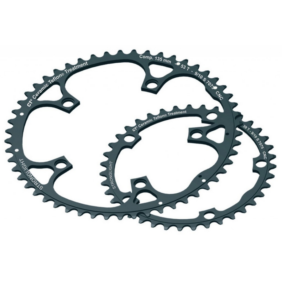 Chainring Campagnolo 53T 10s CT2 Black