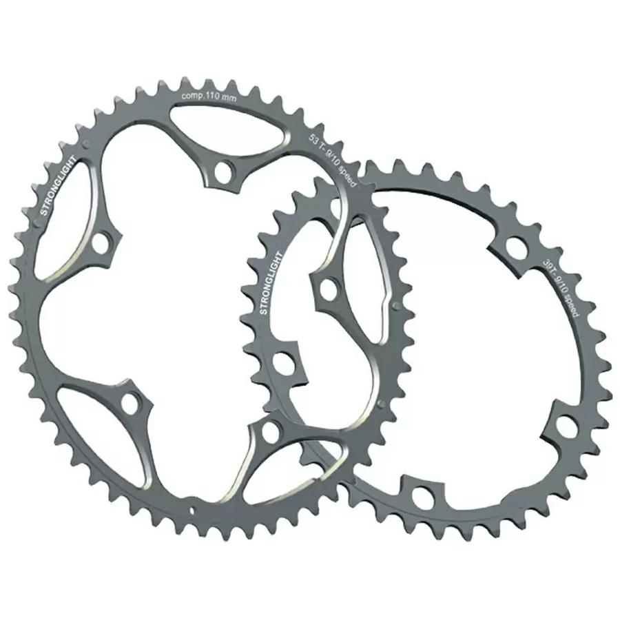 Kettenblatt Typ 110 S innen 38 Zähne Silber 5083 - image