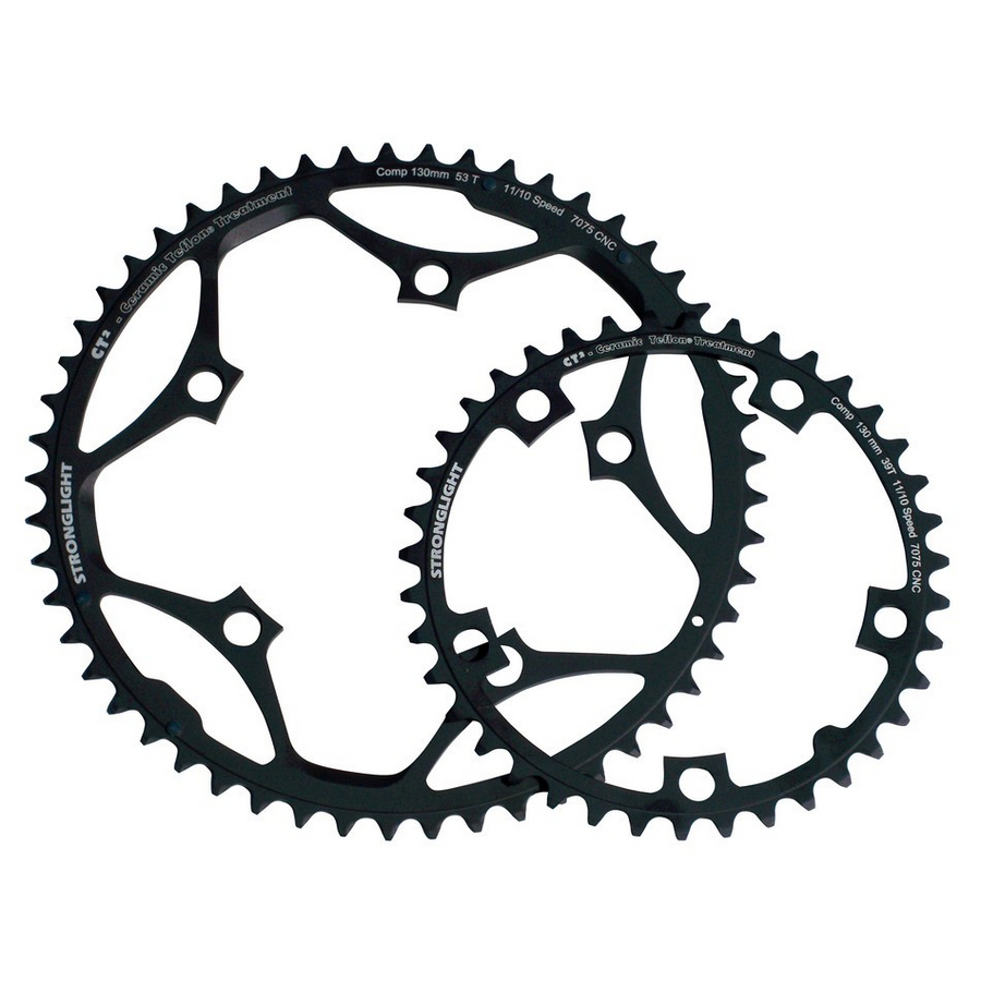 Chain ring typ 130 s outside 52 teeth black 10/11 speed