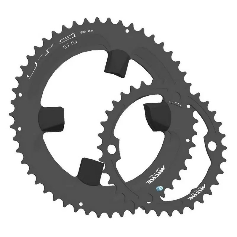 Plato de carretera 46T Super 11 UTG para Shimano Ultegra 8000 4 agujeros negro - image