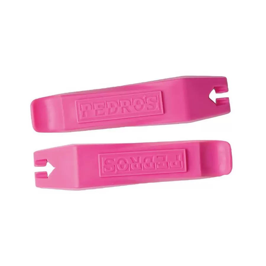 Nylon tire lever 2 pieces pink - image