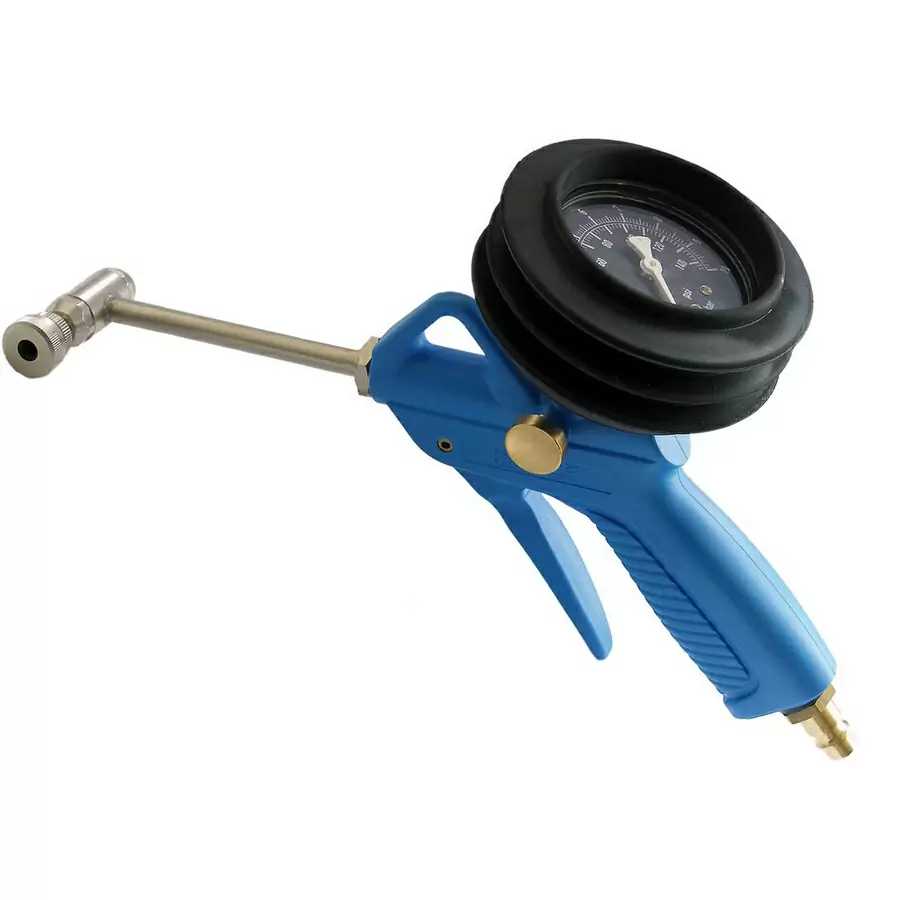 Pistola de enchimento de pneus 10 bar/manômetro analógico de 145 psi - image