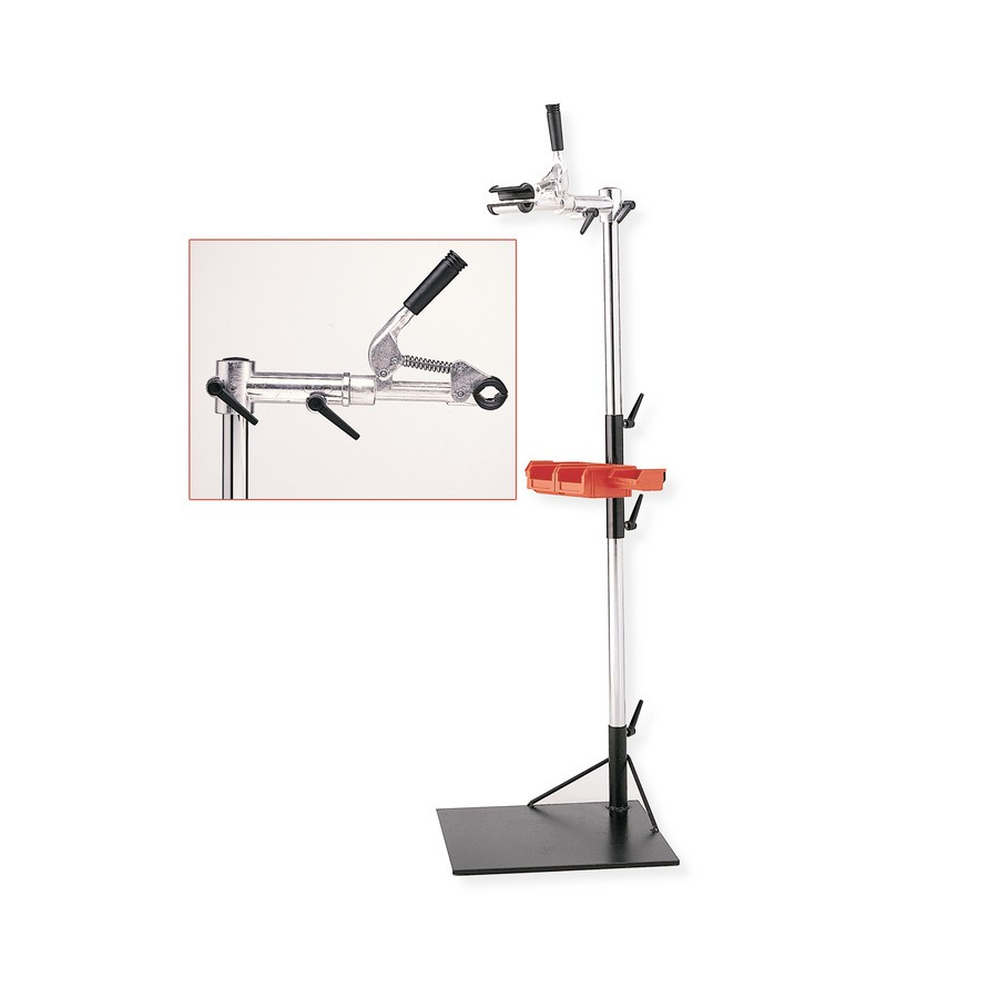 bike repair support rotatable workstand with floor claw