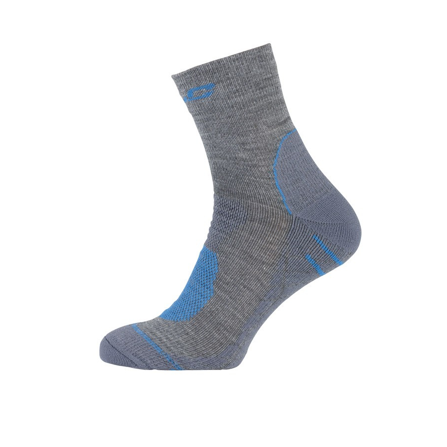 mtb socks merino cs-l01 size 47 - 49 grey / blue