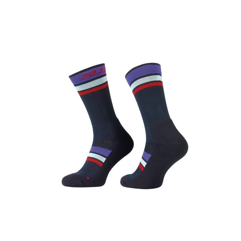 Calcetines All Mtn CS-L02 Azul/Morado Talla L (46-48)