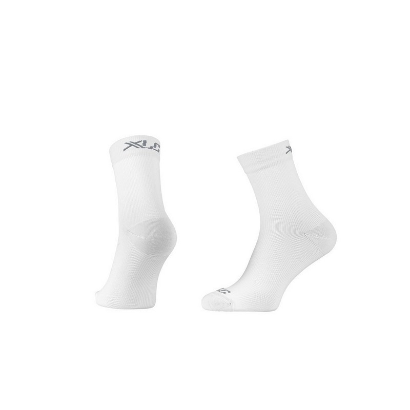 Race Compression Socks CS-C03 White Size S (39-41)