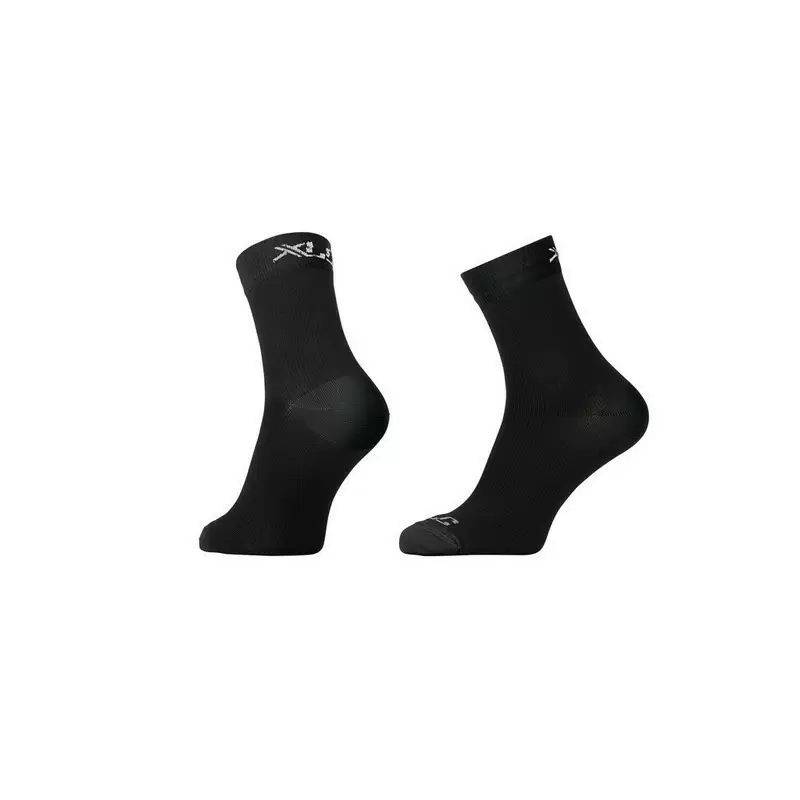 Chaussettes de compression Run noir-gris