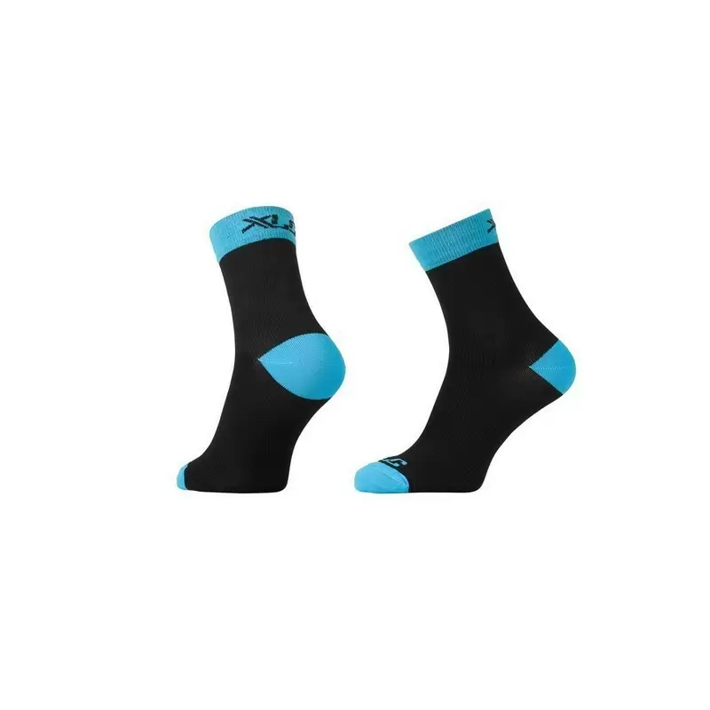 Race Compression Socks CS-C03 Schwarz/Blau Größe XS (36-38) - image