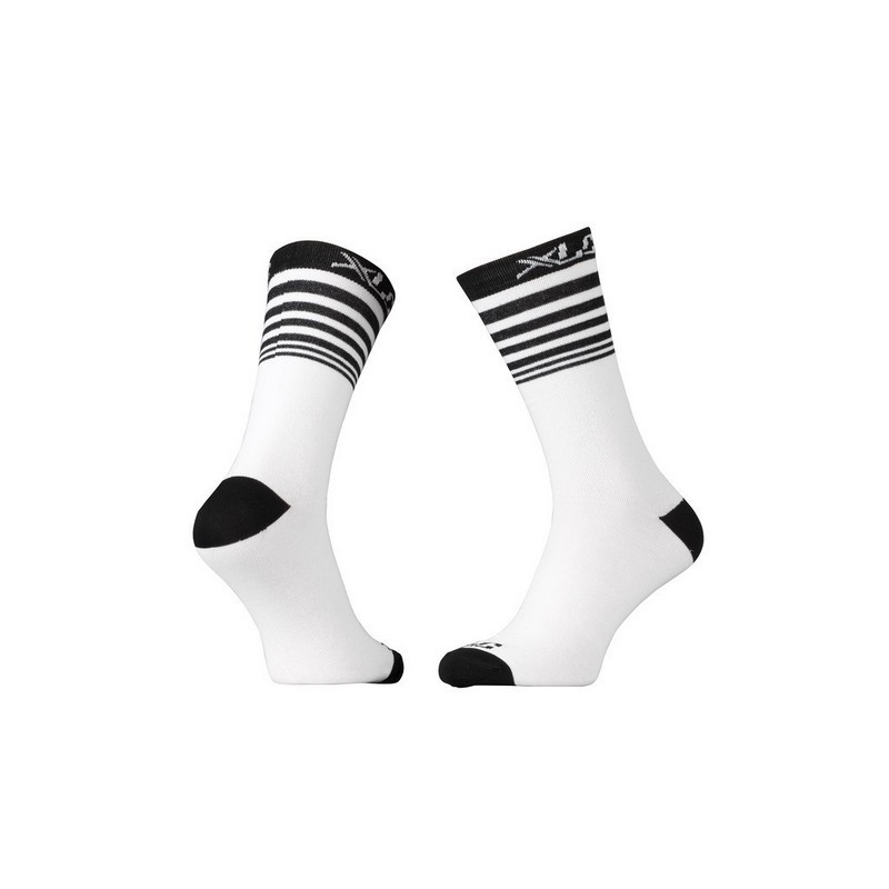 Race Socks CS-L04 Black/White Size S (39-41)