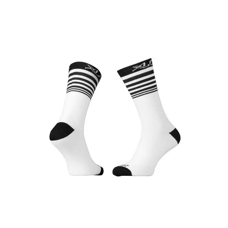 Race Socks CS-L04 Black/White Size L (46-48) - image