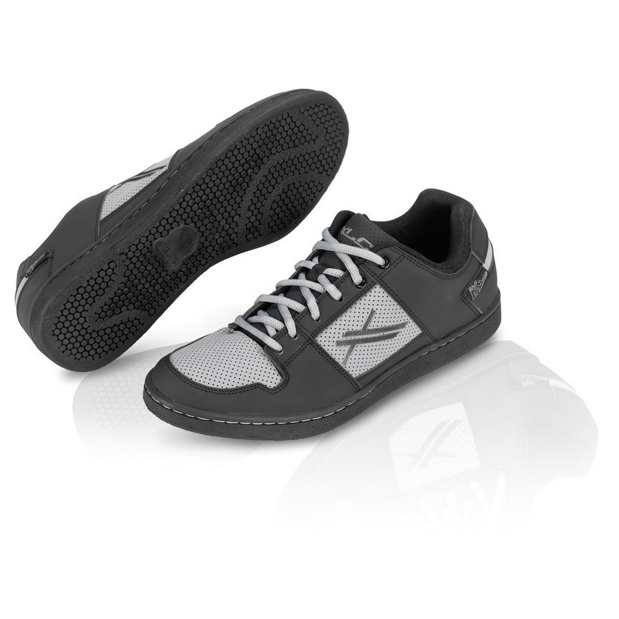 Sapatos baixos MTB All Ride CB-A01 preto/cinza tamanho 39