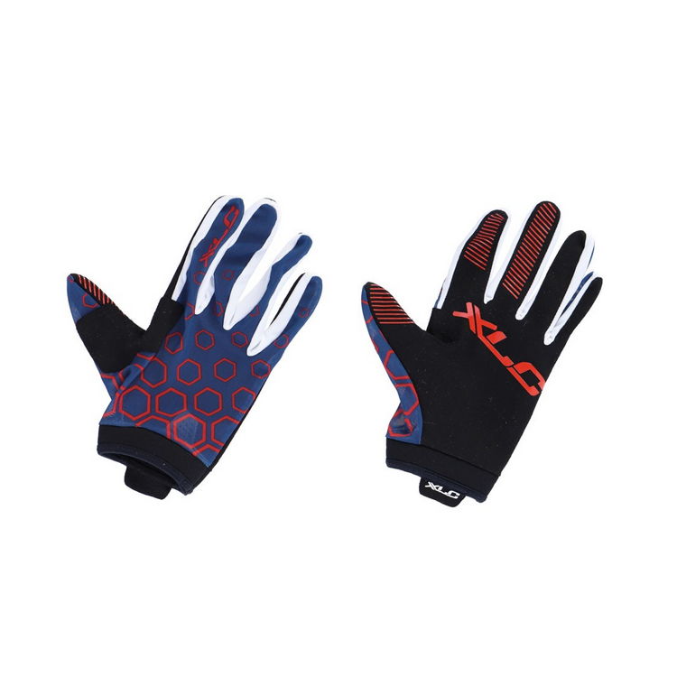 Long Finger Glove MTB CG-L14 Blue/Red Size S