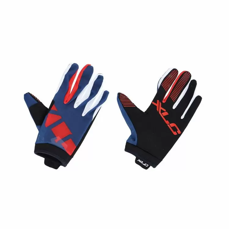 Long Finger Glove MTB CG-L14 Blue/Red Size L - image