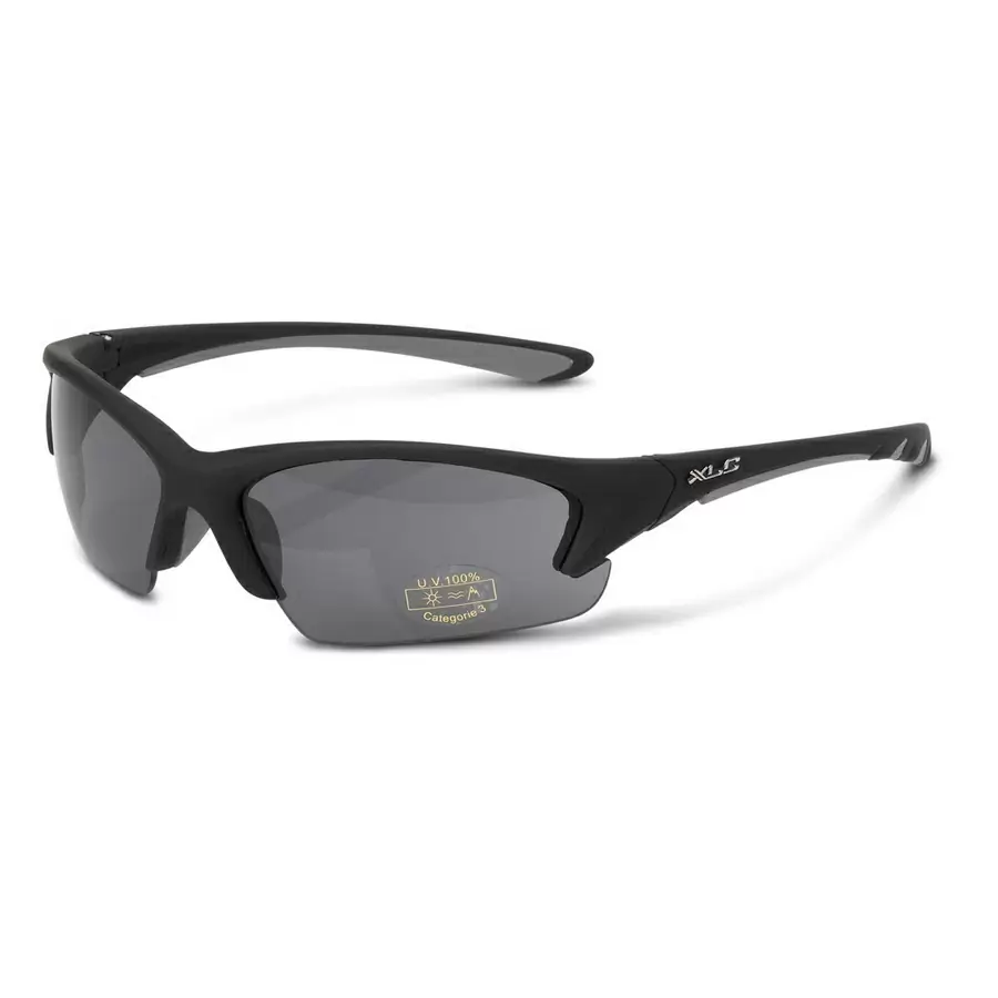 óculos de sol fidschi sg-c08 fosco armação preta óculos smoke - image