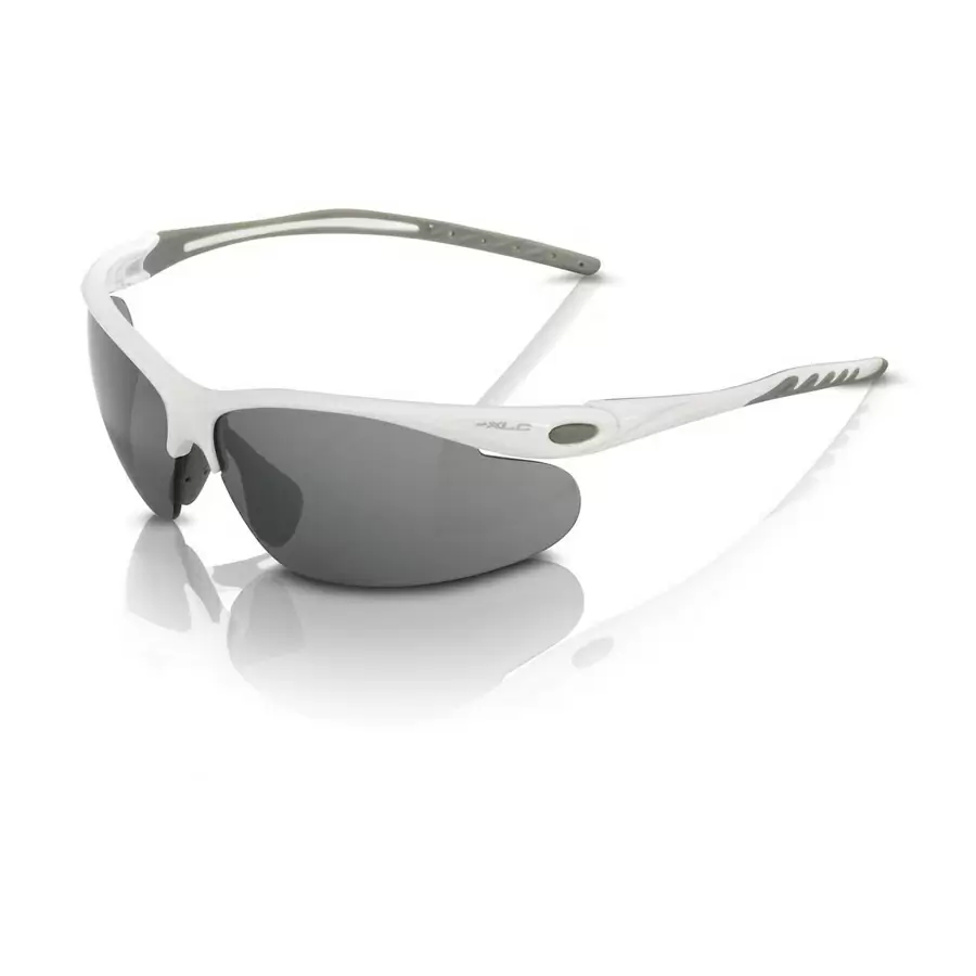 Sonnenbrille Palma SG-C13 Rahmen weiße Gläser rauchig - image