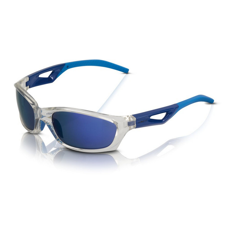Sonnenbrille Saint-Denise SG0-C14 Gestell graue Gläser blau verspiegelt