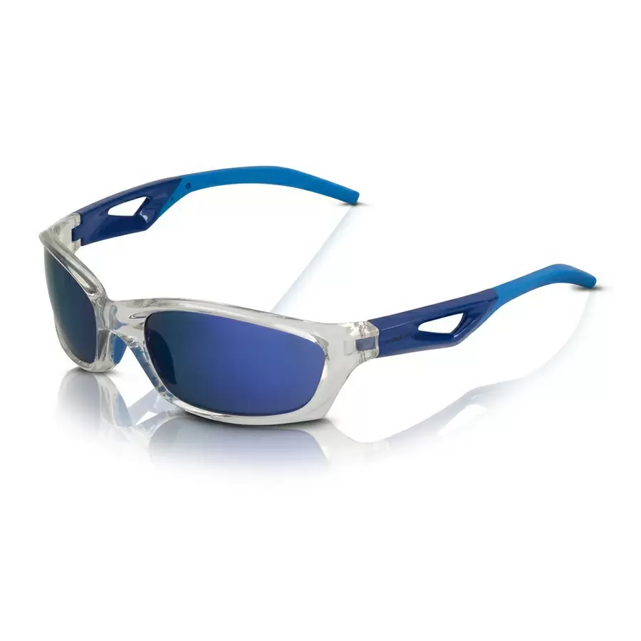 Gafas de sol Saint-Denise SG0-C14 montura gris lentes azul espejo revestido - image