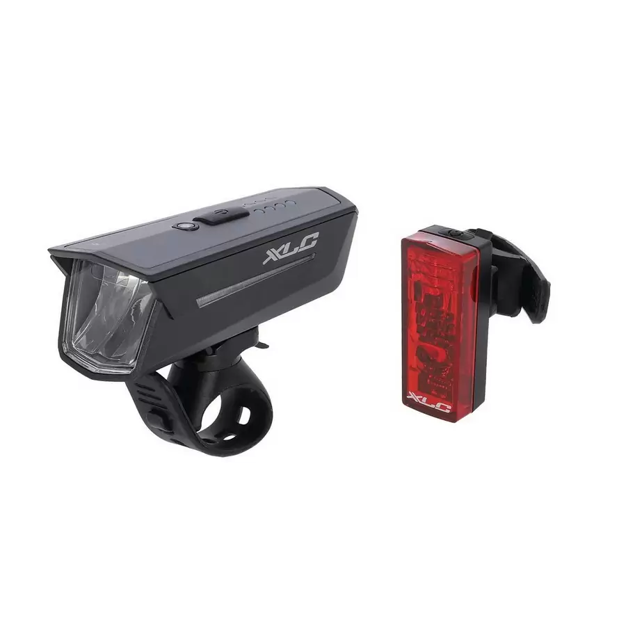 Set di luci LED ricaricabili PROXIMA PRO CL-S25 omologato StVZO per tutte le biciclette - image