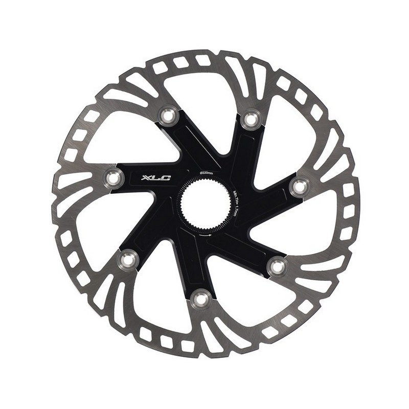 E-Bike Centerlock-Bremsscheibe 220 mm Silber BR-X147