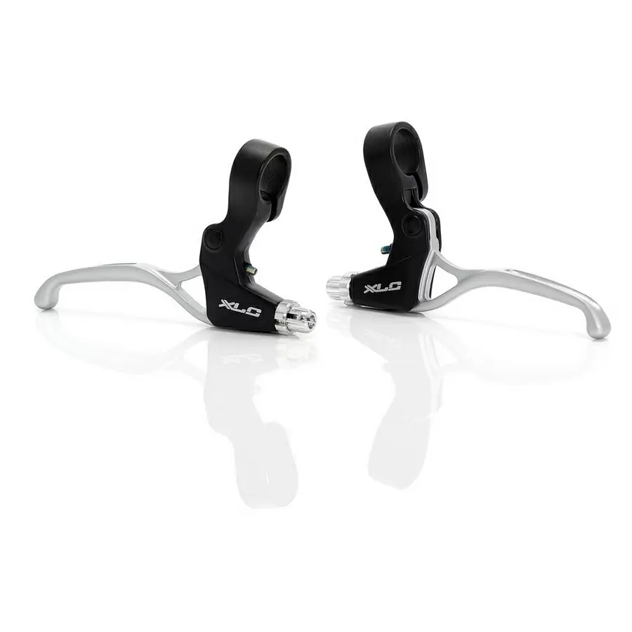 Set of brake levers for rotary knobs bl-v02 aluminum black-silver sb plus - image