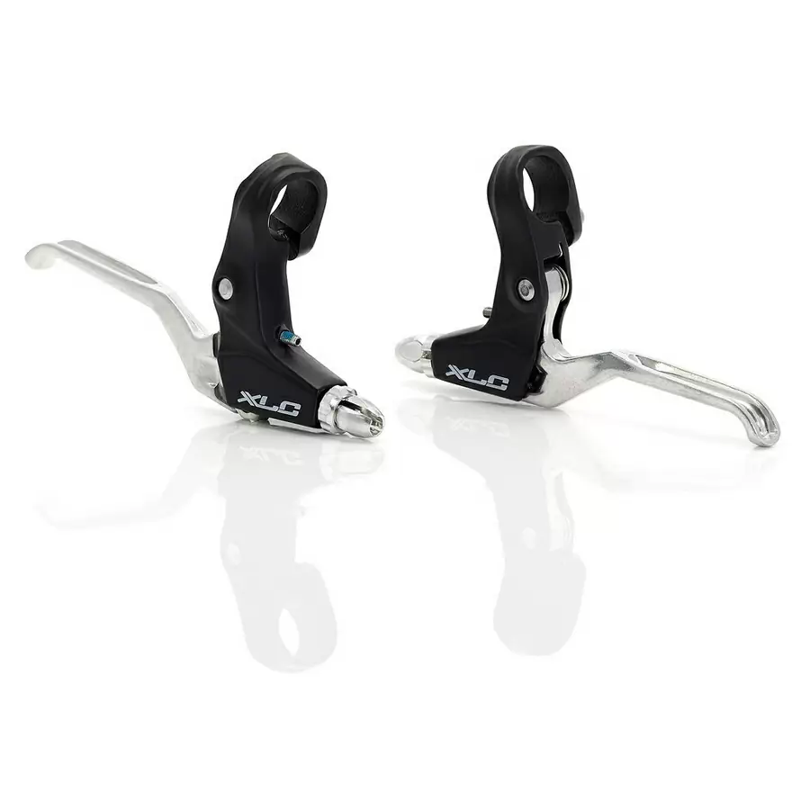Set of brake levers bl-c01 black-silver aluminum sb-plus - image