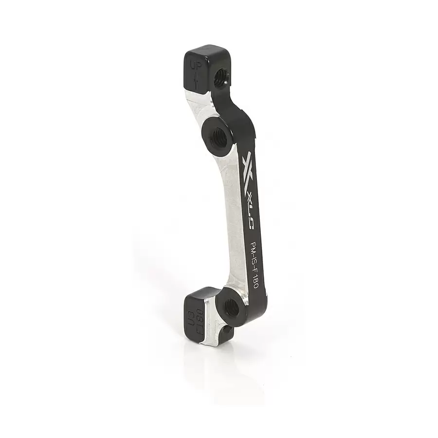 adapter for standard attack pm front disc brakes is 180mm silver / black - image