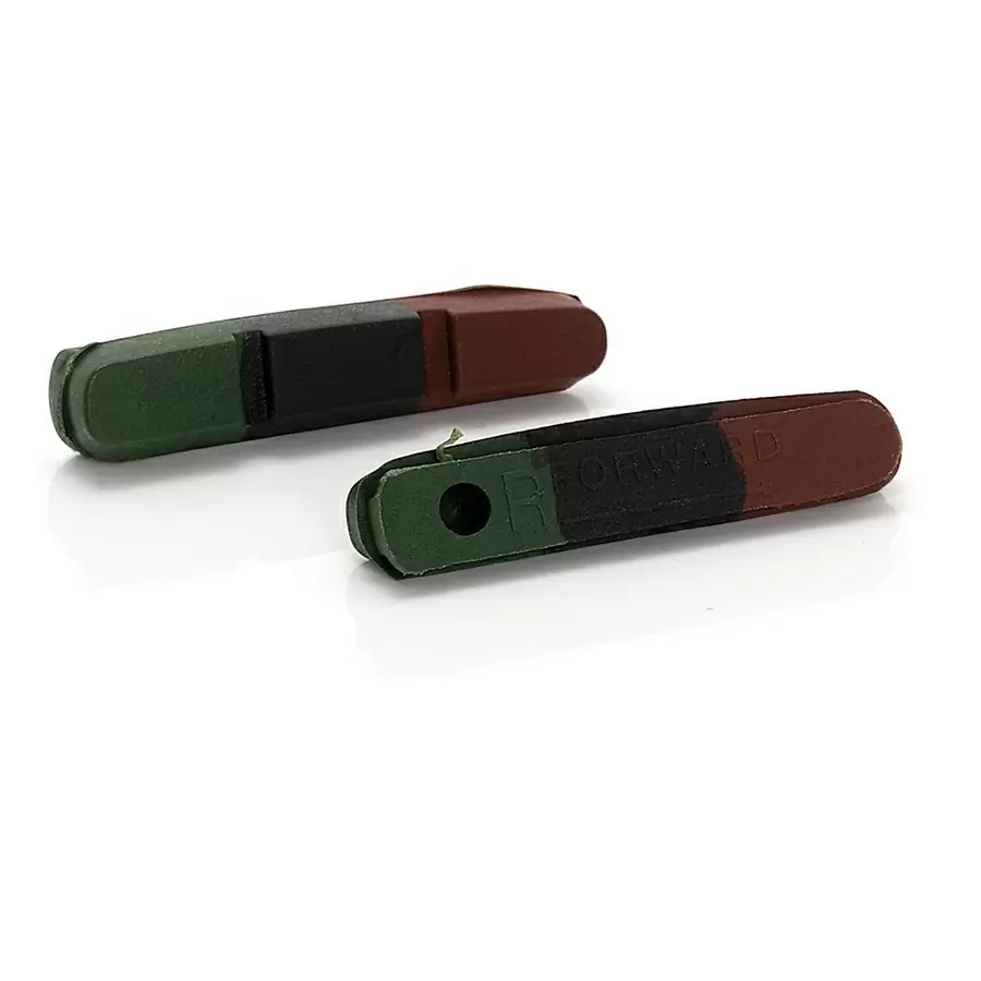pattini di ricambio per freno rp-r01 set di 4 pezzi tricolore 55mm sb-plus - image