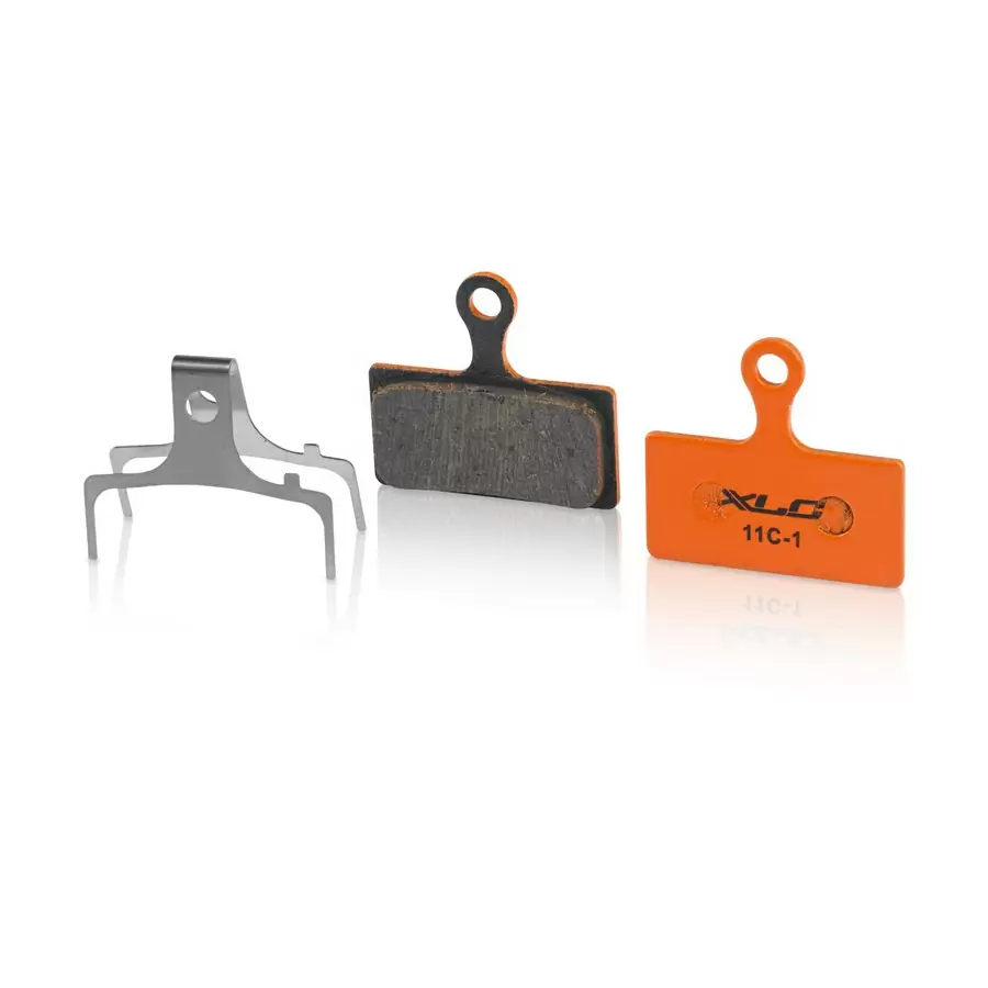 disc brake pads bp-o25 shimano xtr 2011 orange organic - image
