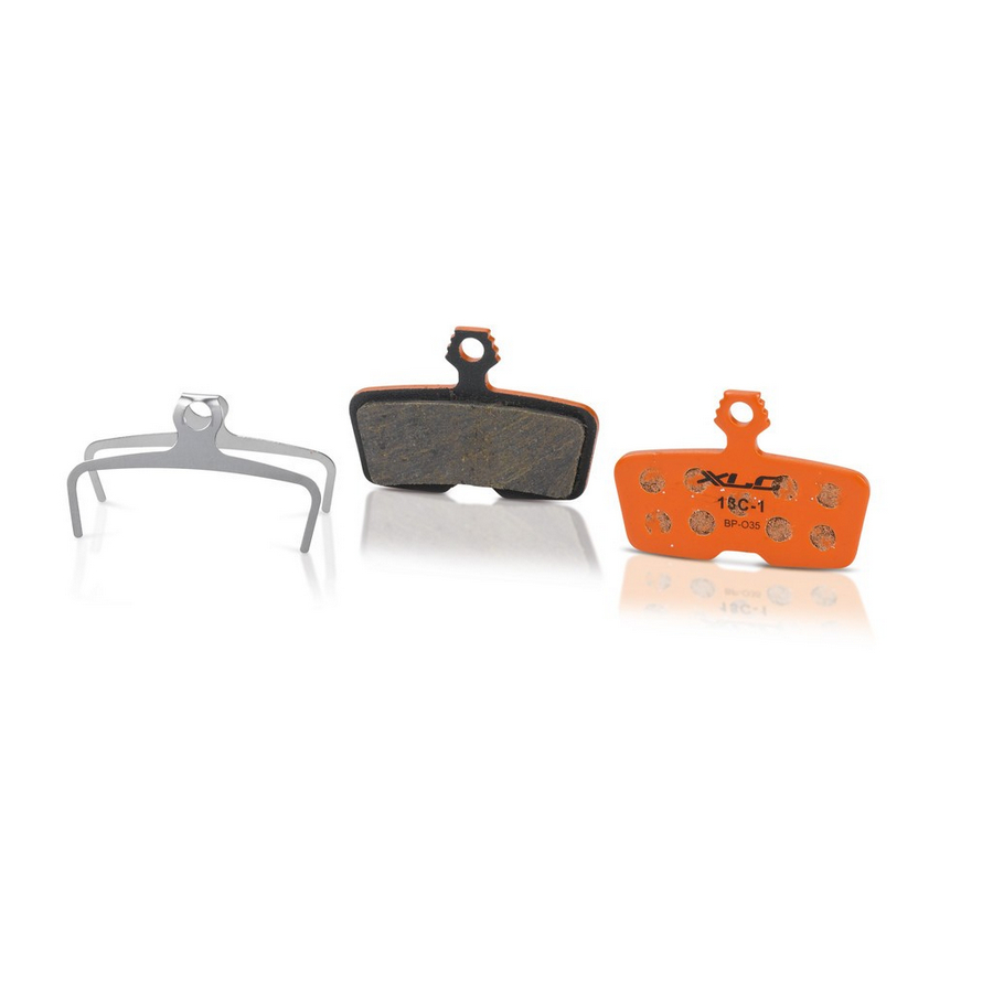 Pastilhas de freio a disco Xlc bp-o35 Avid Code laranja orgânico