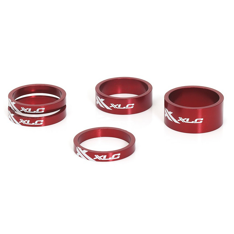 a-head spacer-set as-a02 3 x 5 1 x 10 1 x 15 1 1/8'' rouge