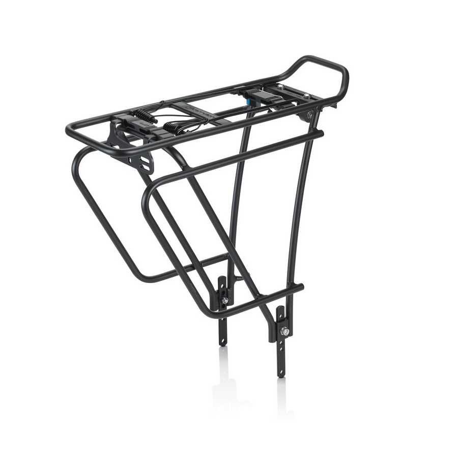 aluminum system luggage carrier rp-r10 black 26''- 28'' with saddle bag straps