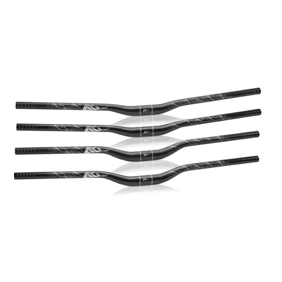 all mtb riser-bar hb-m19 780mm, ø 31,8mm 15mm nero/lucido, 9° - image