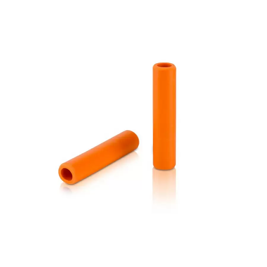 Hand grips silicone gr-s31 130mm laranja - image