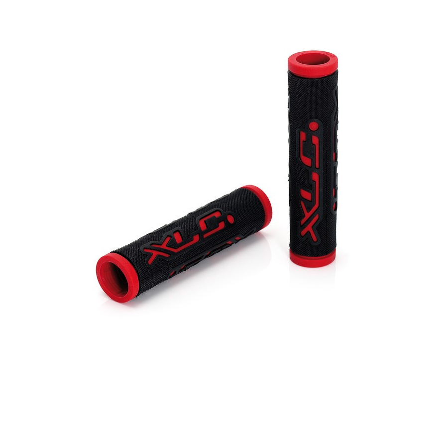 Bar grips Dual colour GR-G07 black/red 125 mm
