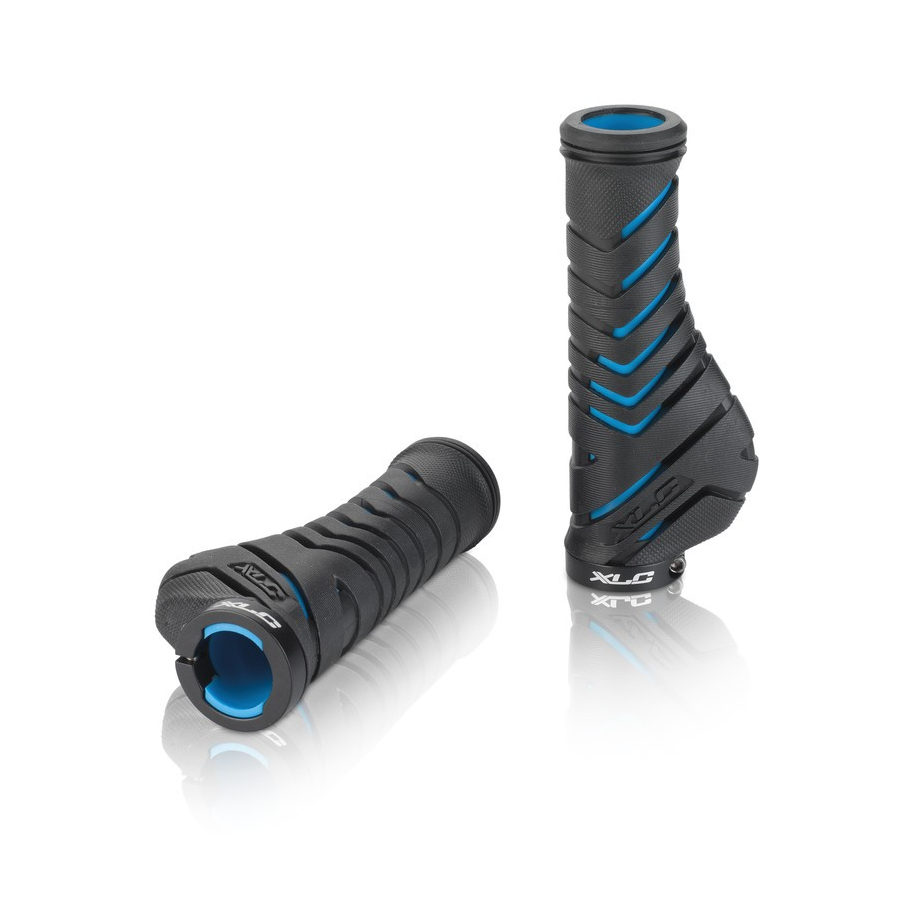 Handles ergonomic gr-s30 130mm, black/blue with screw lock