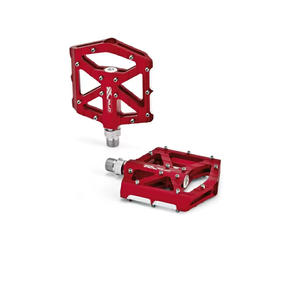 bmx/freeride-pedal pm-m12 red aluminum - image