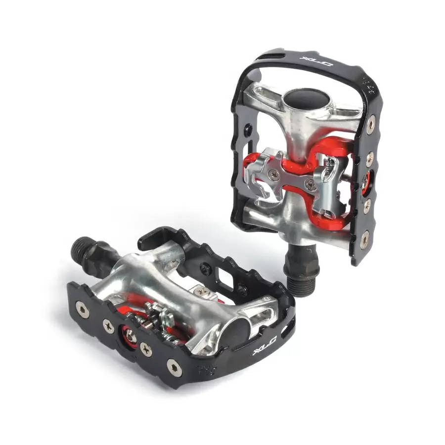 mtb/trekking-system-pedal pd-s01 one-sided black/silver sb-plus - image