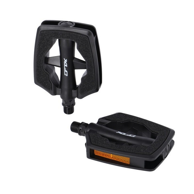 City Comfort Pedal Set PD-C22 Plastic Black