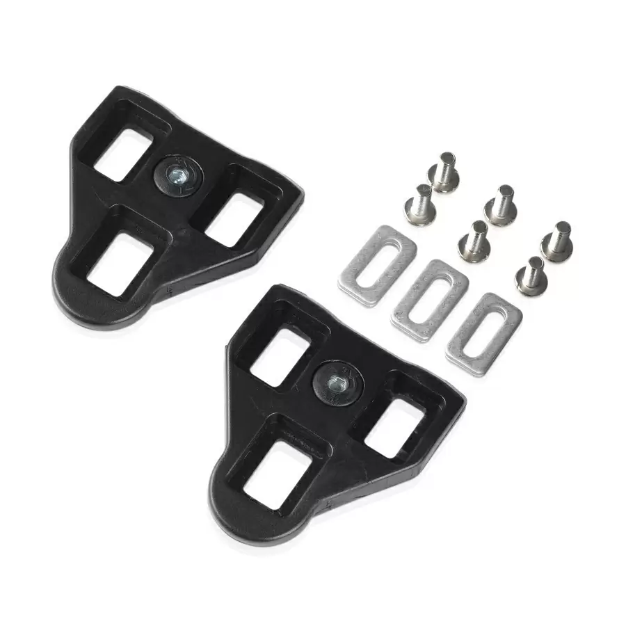 set of cleats pd-x03 fits look-pedals 0° black - image