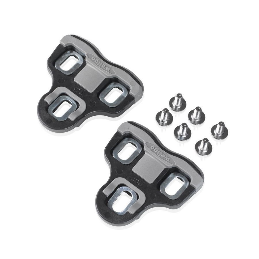 Set di tacchette pd-x05 compatibili con pedali look 0° neri