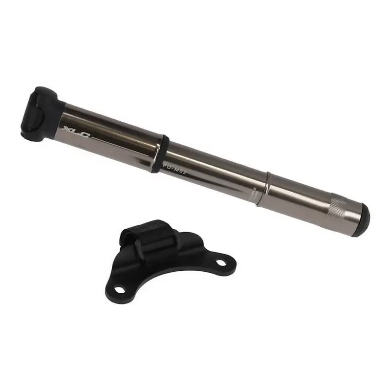 Mini pompa per MTB PU-M02 7bar 215mm alluminio testa doppia - image